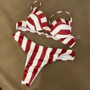 Zaful striped bikini